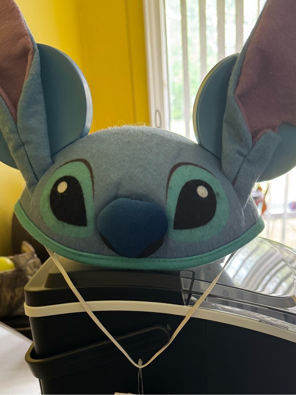 Disney Blue Stitch Character Hat with Ear Detail